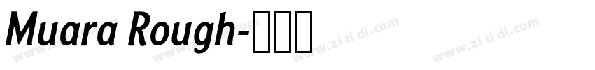 Muara Rough字体转换 Muara Rough字体转换